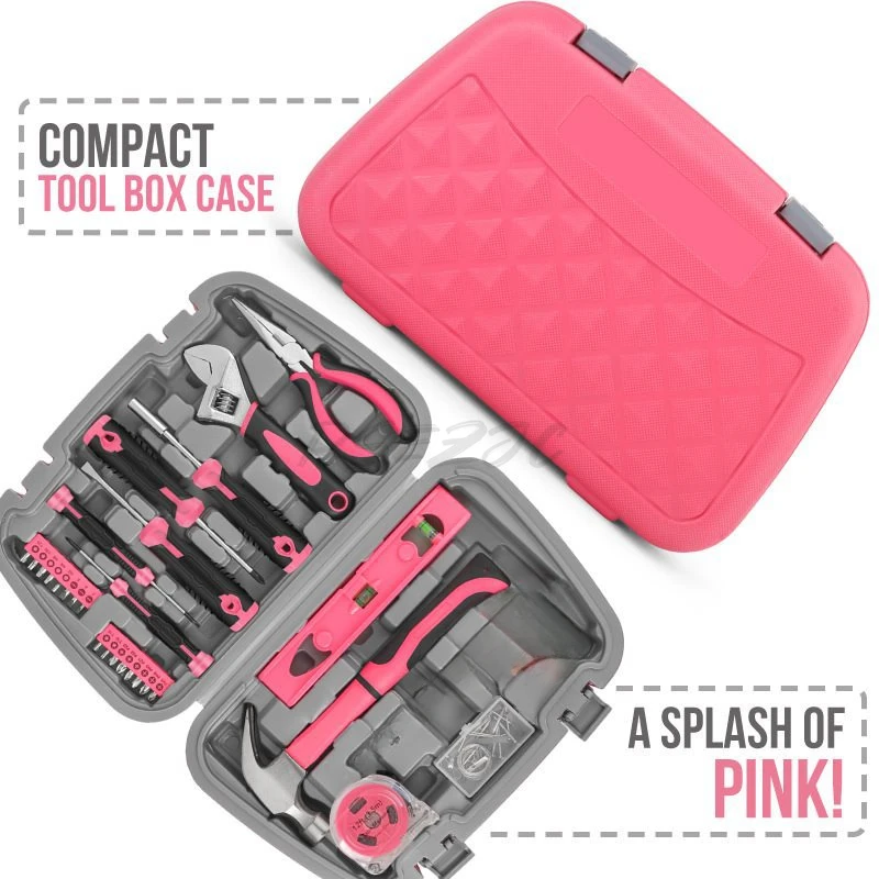 Power Tools Pink - Gereedschapskist roze kleur dames exclusief voor