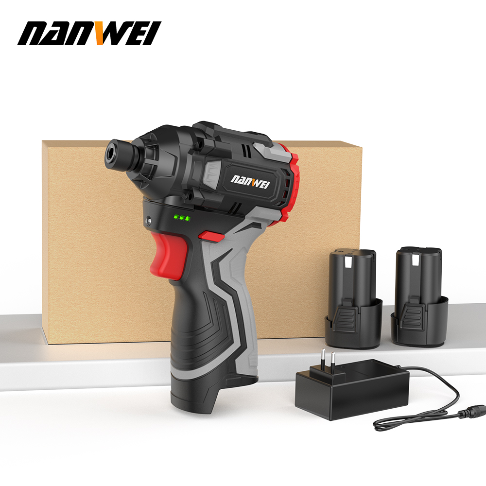 Cordless Drill Driver - NANWEI 16V Elektrisch gereedschap Borstelloze lithium-ion