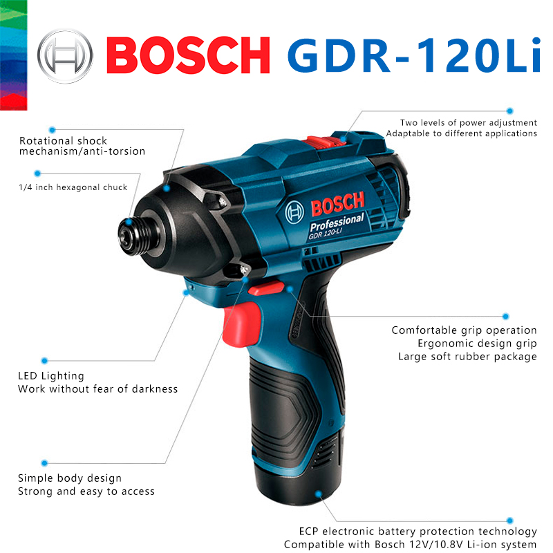 Bosch Originele GDR 120-LI Opl - Cordless Drill Driver recensie en prijs