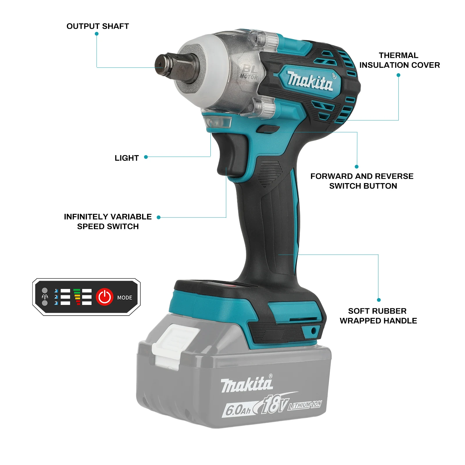 Makita DTW300 draadloze slagsc - Makita Drill Dtw300 recensie en prijs