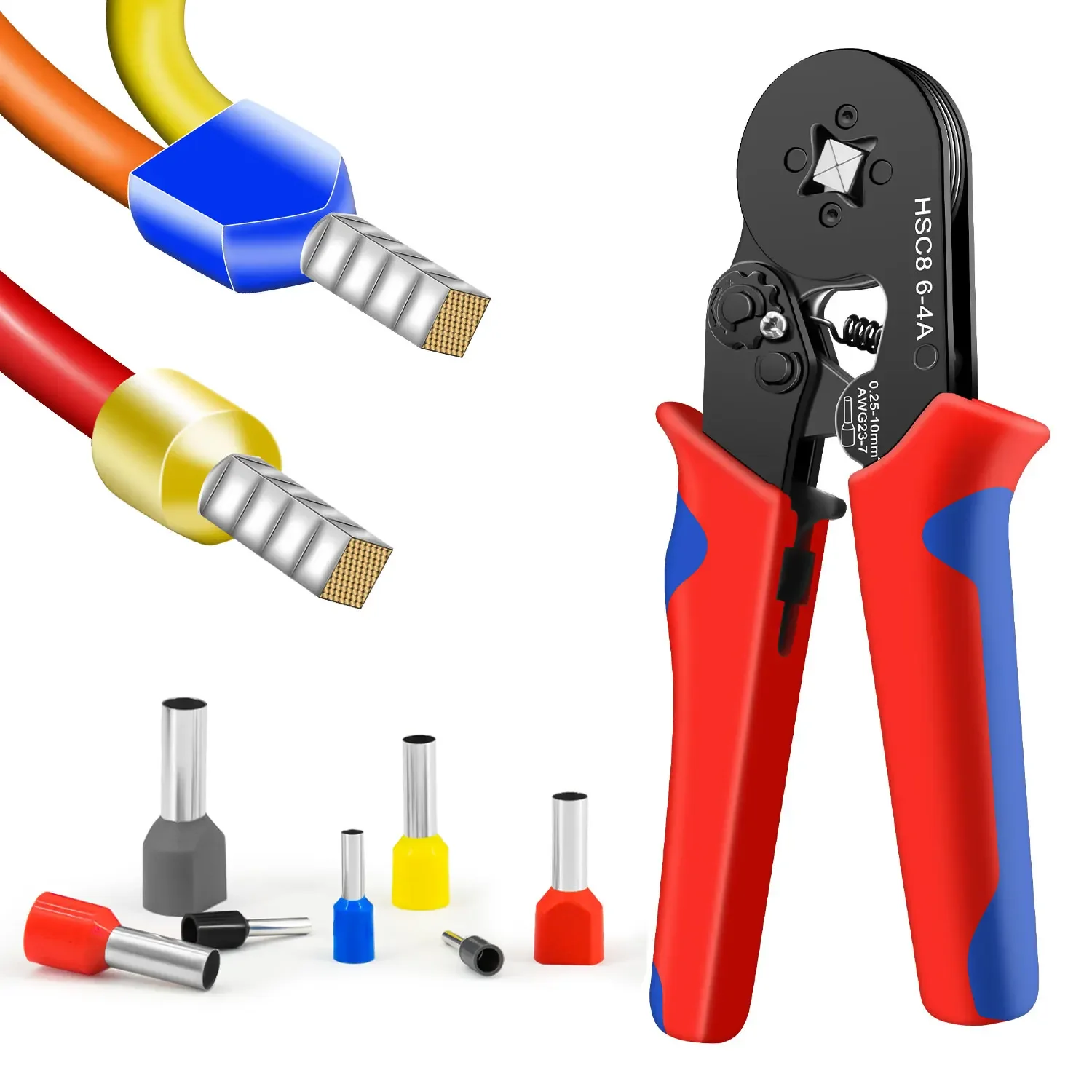 HSC8 6-4A krimptang 0,25-10 mm - Power Tools China recensie en prijs