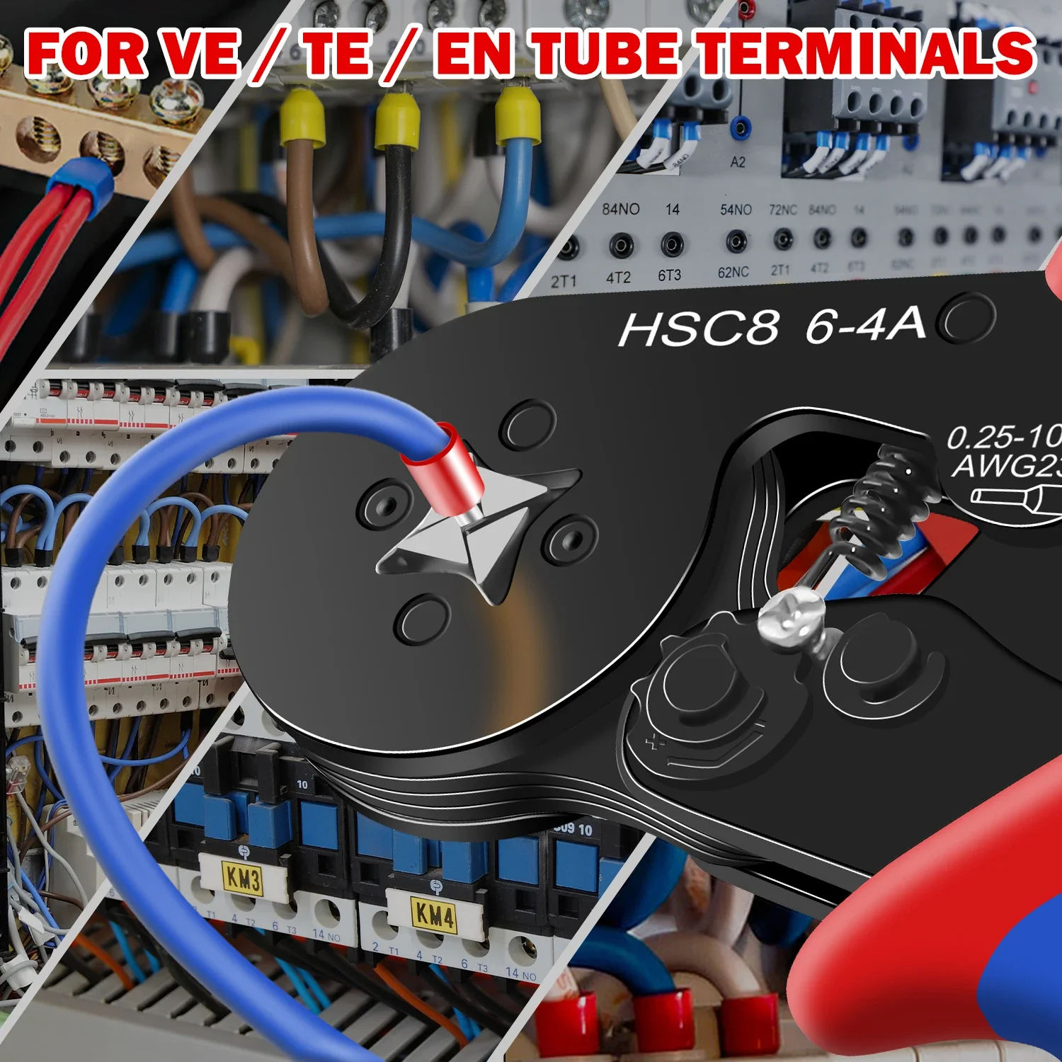 HSC8 6-4A krimptang 0,25-10 mm - Power Tools China recensie en prijs