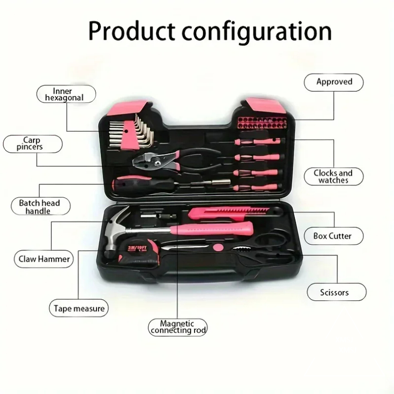 XMSJ De Roze Gereedschapset, I - Power Tools Pink recensie en prijs