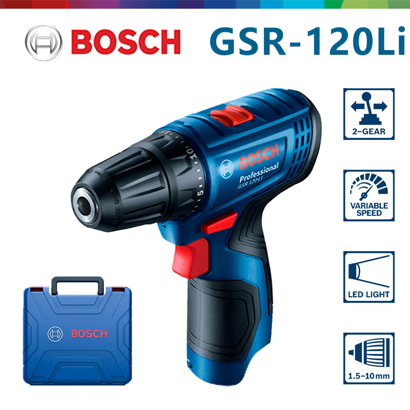 Bosch GSR 120-LI 12V Lithium E - Cordless Drill Driver recensie en prijs