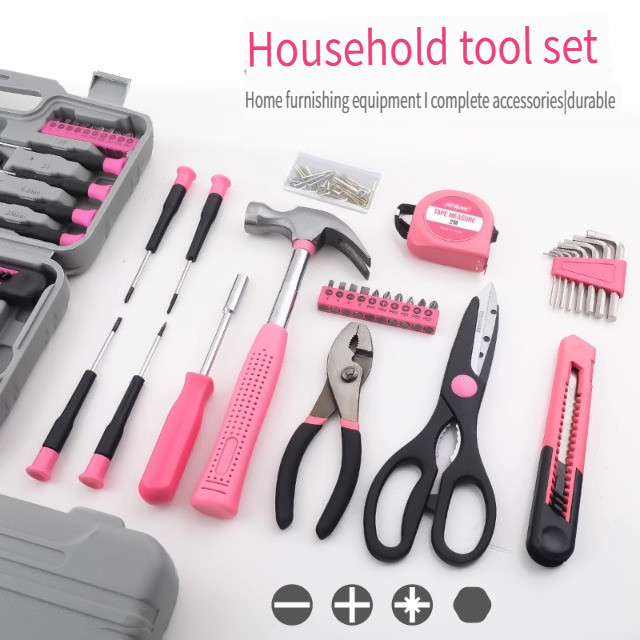 13-delige roze doe-het-zelf ge - Power Tools Pink recensie en prijs