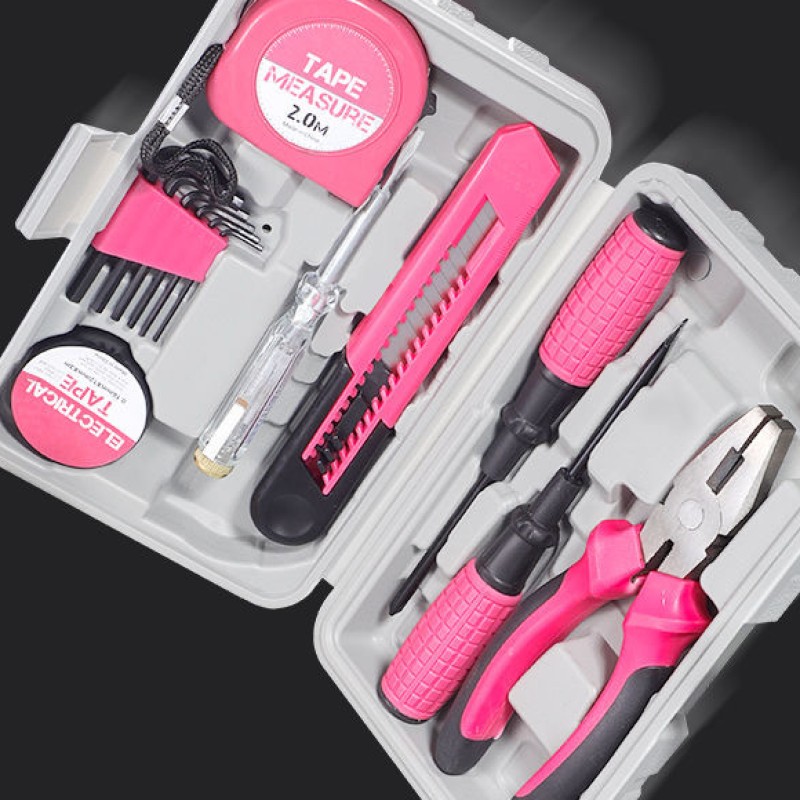 13-delige roze doe-het-zelf ge - Power Tools Pink recensie en prijs