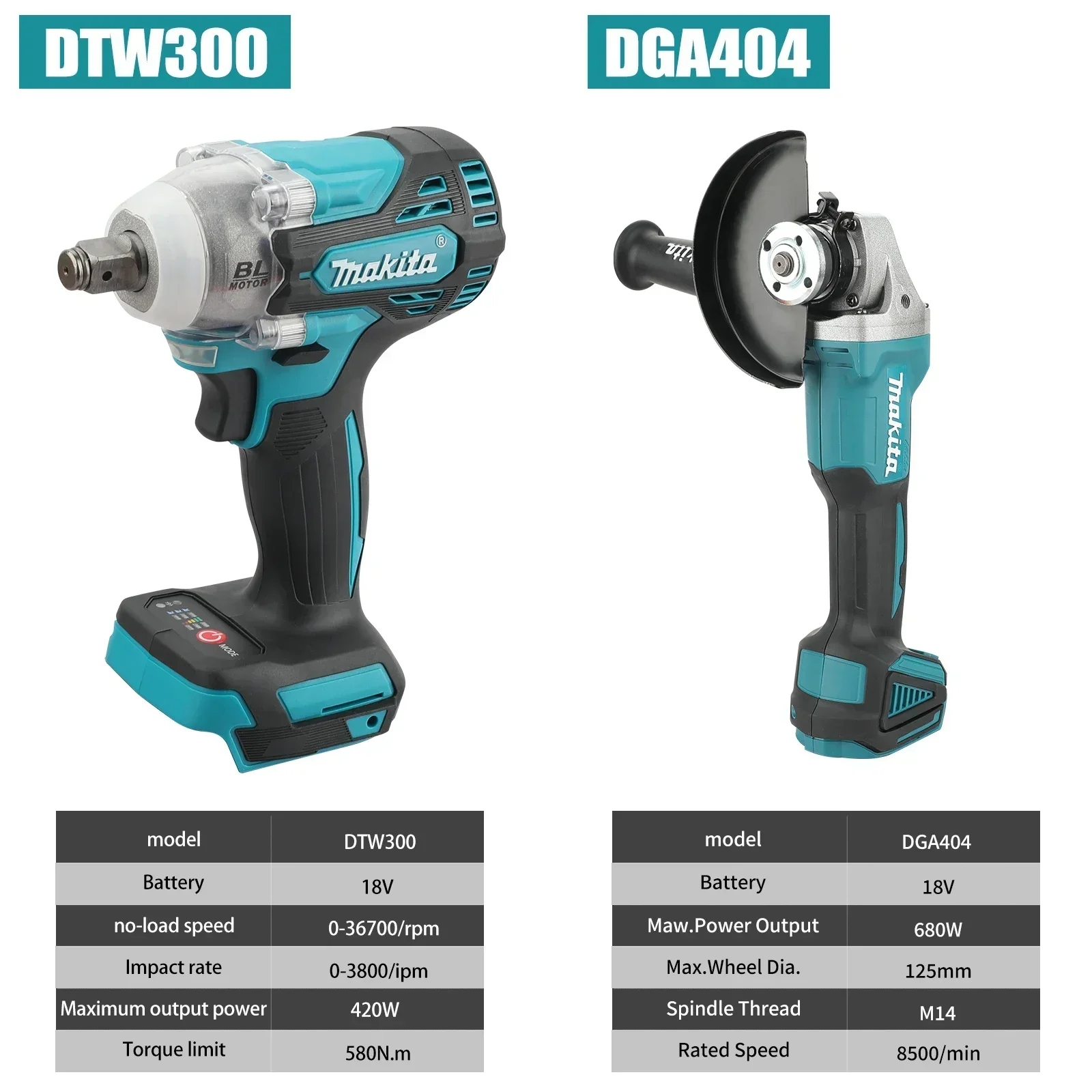 Makita DTW300 DGA404 draadloze - Makita Drill Dtw300 recensie en prijs