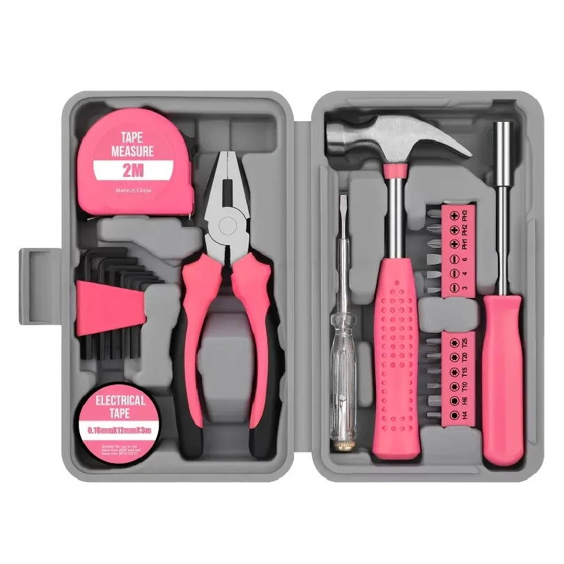 23+1-delige roze gereedschapse - Power Tools Pink recensie en prijs