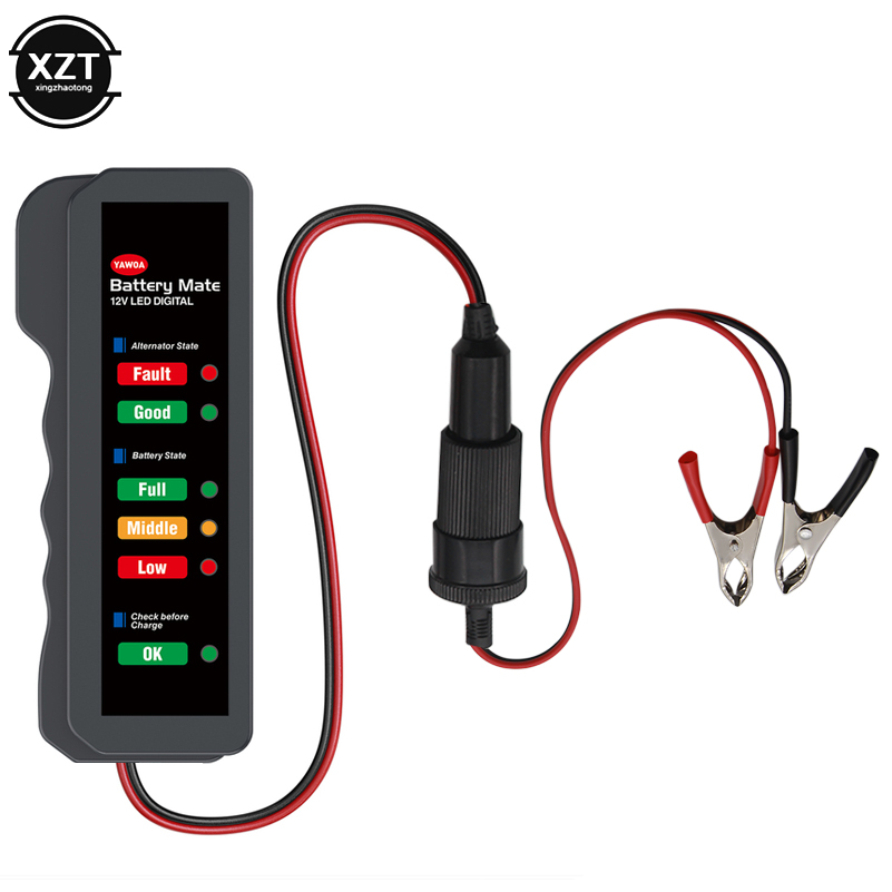 Auto-accu tester met 6 LED dis - Power Tools China recensie en prijs