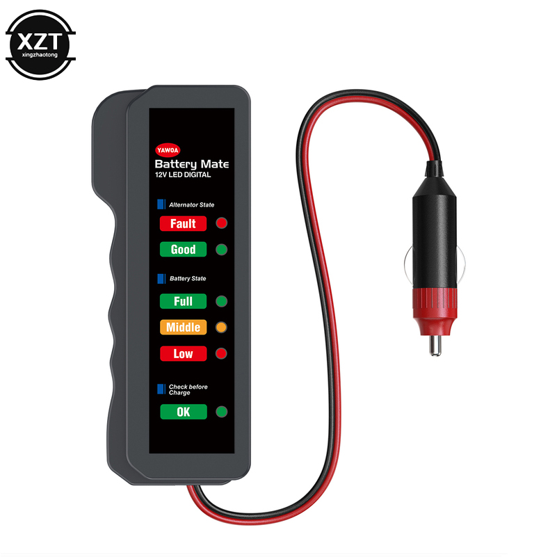 Auto-accu tester met 6 LED dis - Power Tools China recensie en prijs